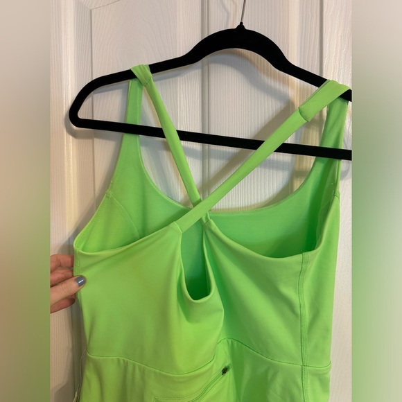 NWT Free People Movement Righteous Runsie Size L in Lime Glow - Picture 10 of 14